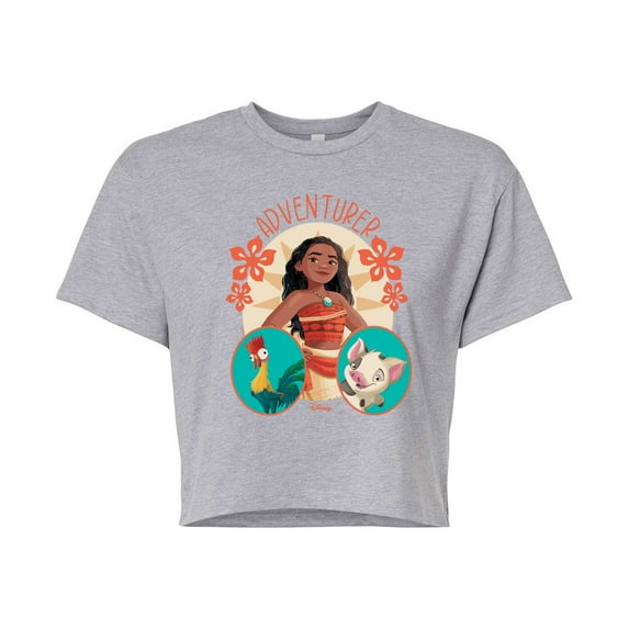 Disney Princess - Moana Adventurer - Junior's Cropped T-Shirt