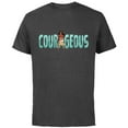 thumbnail image 1 of Disney Princess Moana Courageous - Short Sleeve Cotton T-Shirt for Adults - Customized-Charcoal, 1 of 5