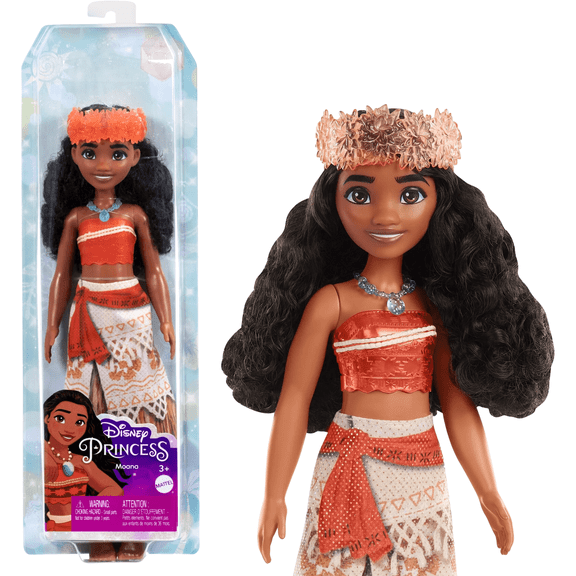 Disney Princess Moana Fashion Doll, 11 inch, Posable with Signature Outfit