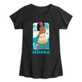 thumbnail image 1 of Disney Princess - Moana Full Body Portrait - Girls Fitted Short Sleeve T-Shirt, 1 of 5