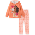 thumbnail image 1 of Disney Princess Moana Girls 2 Piece Outfit Graphic Sweatshirt Hoodie and Leggings Set Toddler Kid, 1 of 10