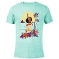 thumbnail image 1 of Disney Princess Moana Heart of Te Fiti - Short Sleeve Blended T-Shirt for Adults - Customized-Ocean Blue, 1 of 5