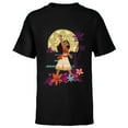 thumbnail image 1 of Disney Princess Moana Heart of Te Fiti - Short Sleeve T-Shirt for Kids - Customized-Black, 1 of 5