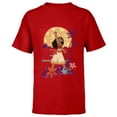thumbnail image 1 of Disney Princess Moana Heart of Te Fiti - Short Sleeve T-Shirt for Kids - Customized-Red, 1 of 5