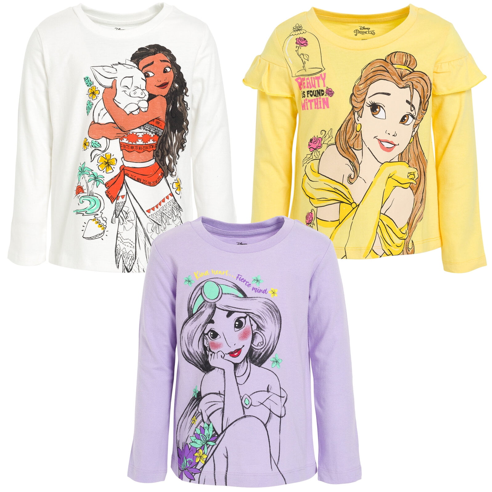 Little girls long store sleeve shirts