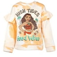 thumbnail image 1 of Disney Princess Moana Little Girls Fleece Pullover Sweatshirt Toddler to Big Kid, 1 of 5