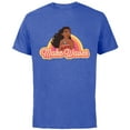 thumbnail image 1 of Disney Princess Moana Make Waves Rainbow - Short Sleeve Cotton T-Shirt for Adults - Customized-Royal Heather, 1 of 5