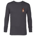 thumbnail image 1 of Disney Princess Moana Small Print - Long Sleeve T-Shirt for Men - Customized-Charcoal Heather, 1 of 5