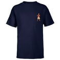 thumbnail image 1 of Disney Princess Moana Small Print - Short Sleeve T-Shirt for Kids - Customized-Navy, 1 of 5