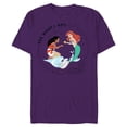 thumbnail image 1 of Disney Princess Moana and Ariel Sea What I Got - Short Sleeve Blended T-Shirt for Adults - Customized-Purple, 1 of 5