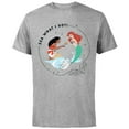 thumbnail image 1 of Disney Princess Moana and Ariel Sea What I Got - Short Sleeve Cotton T-Shirt for Adults - Customized-Athletic Heather, 1 of 5