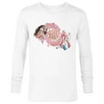 thumbnail image 1 of Disney Princess Moana and Ariel Shell Phones - Long Sleeve T-Shirt for Men - Customized-White, 1 of 5
