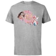 thumbnail image 1 of Disney Princess Moana and Ariel Shell Phones - Short Sleeve Cotton T-Shirt for Adults - Customized-Athletic Heather, 1 of 5