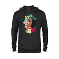 thumbnail image 1 of Disney Princess Moana and Pua Seashell - Pullover Hoodie for Adults - Customized-Black, 1 of 5