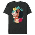 thumbnail image 1 of Disney Princess Moana and Pua Seashell - Short Sleeve Blended T-Shirt for Adults - Customized-Dark Heather, 1 of 5