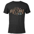 thumbnail image 1 of Disney Princess Mom To Be - Short Sleeve Blended T-Shirt for Adults - Customized-Black, 1 of 5