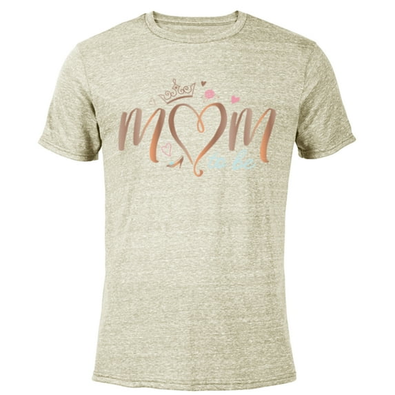 Disney Princess Mom To Be - Short Sleeve Blended T-Shirt for Adults - Customized-Yellow