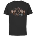 thumbnail image 1 of Disney Princess Mom To Be - Short Sleeve Cotton T-Shirt for Adults - Customized-Black, 1 of 5
