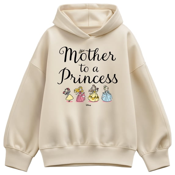 Disney Princess - Mother to a Princess - Women's Oversized Fleece Hoodie Sweatshirt