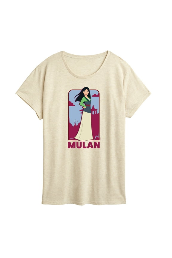 - Mulan Full Body Portrait - Women's Short Sleeve Graphic T-Shirt