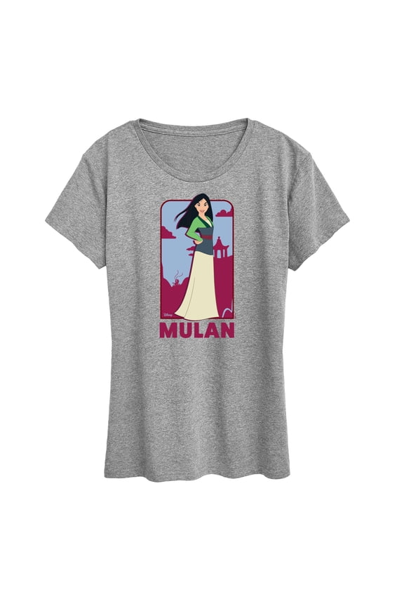 - Mulan Full Body Portrait - Women's Short Sleeve Graphic T-Shirt