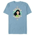 thumbnail image 1 of Disney Princess Mulan Holiday Standard - Short Sleeve Blended T-Shirt for Adults – Customized-Ocean Blue, 1 of 5
