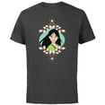 thumbnail image 1 of Disney Princess Mulan Holiday Standard - Short Sleeve Cotton T-Shirt for Adults - Customized-Charcoal, 1 of 5