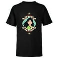 thumbnail image 1 of Disney Princess Mulan Holiday Standard - Short Sleeve T-Shirt for Kids – Customized-Black, 1 of 5