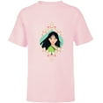 thumbnail image 1 of Disney Princess Mulan Holiday Standard - Short Sleeve T-Shirt for Kids – Customized-Soft Pink, 1 of 5