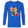 thumbnail image 1 of Disney Princess Mulan and Belle Friends are Truly Awesome - Long Sleeve T-Shirt for Men - Customized-Navy, 1 of 5