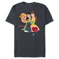 thumbnail image 1 of Disney Princess Mulan and Belle Friends are Truly Awesome - Short Sleeve Blended T-Shirt for Adults - Customized-Navy Heather, 1 of 5