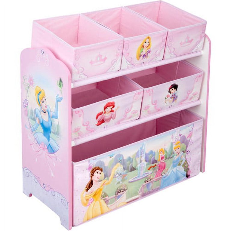 Disney princess multi 2025 bin toy organizer