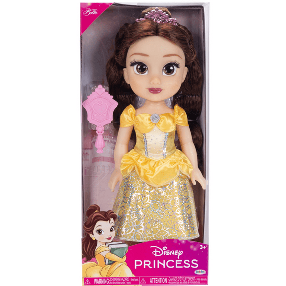 Disney Princess My Friend Belle Doll 14 inch Tall Includes Removable Outfit, Tiara, Shoes & Brush