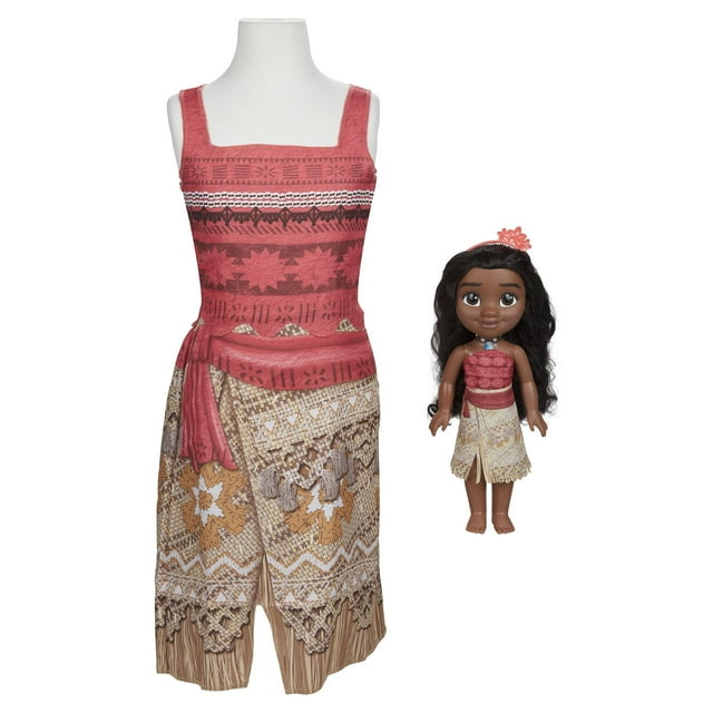 Disney Princess My Friend Moana Doll with Child Size Dress Gift Set