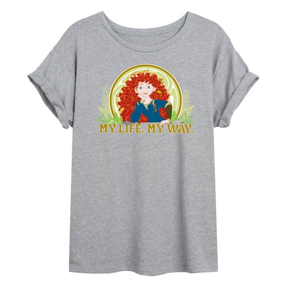 Disney Princess - My Life My Way - Juniors Ideal Flowy Muscle T-Shirt