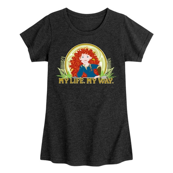 Disney Princess - My Life My Way - Toddler & Youth Girls Short Sleeve Graphic T-Shirt