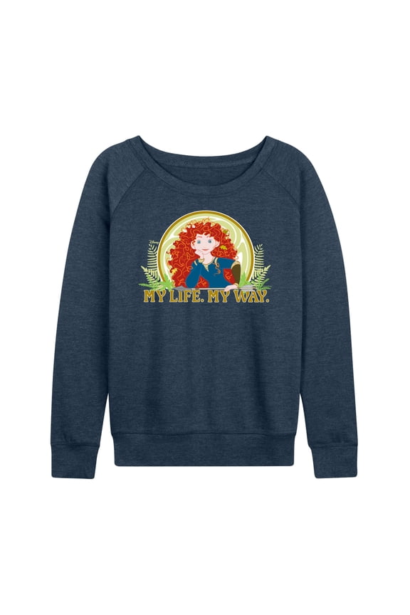 - My Life My Way - Women's Lightweight French Terry Long Sleeve Shirt