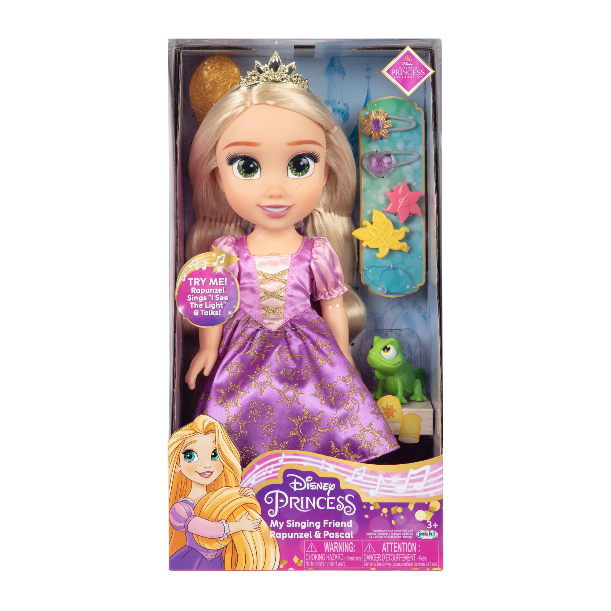 Disney Princess My Singing Friend Rapunzel 14 inch Tall Toddler Doll and Pascal