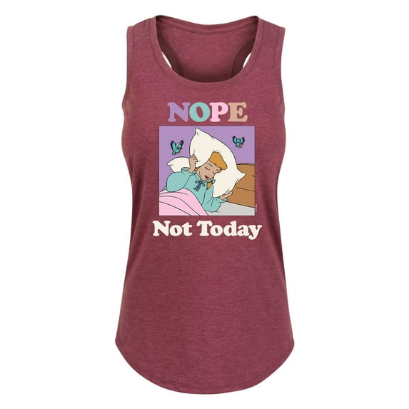 Disney Princess - Nope Not Today - Women's Racerback Tank Top