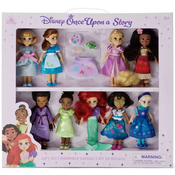 Disney Princess Once Upon a Story Mini Doll Gift Set [Cinderella, Ariel, Belle, Tiana, Rapunzel, Elsa, Moana, Mirabel & Asha]