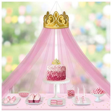 Disney Princess Once Upon a Time Deluxe Crown Decoration With Tulle Canopy
