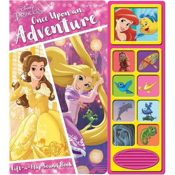 Disney Princess: Once Upon an Adventure Lift-A-Flap Sound Book, (Paperback)