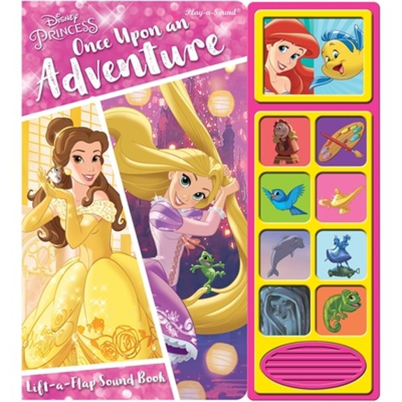 Pre-Owned Disney Princess: Once Upon an Adventure Lift-A-Flap Sound Book [With Battery] (Board book) 1503731499 9781503731493