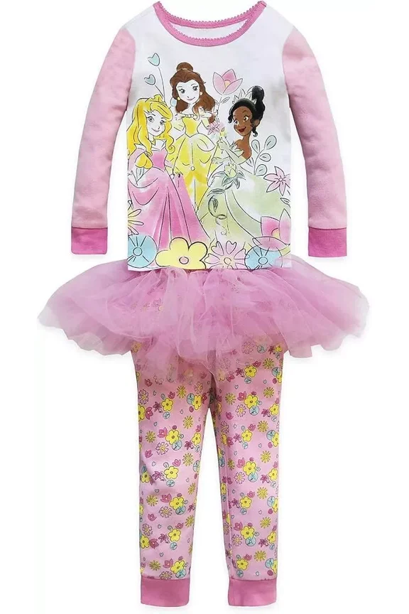 Princess PJ PALS and Tutu Set for Girls, Size 6