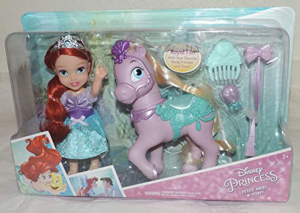 Disney Princess Petite Ariel And Pony Little Mermaid Doll Playset ...