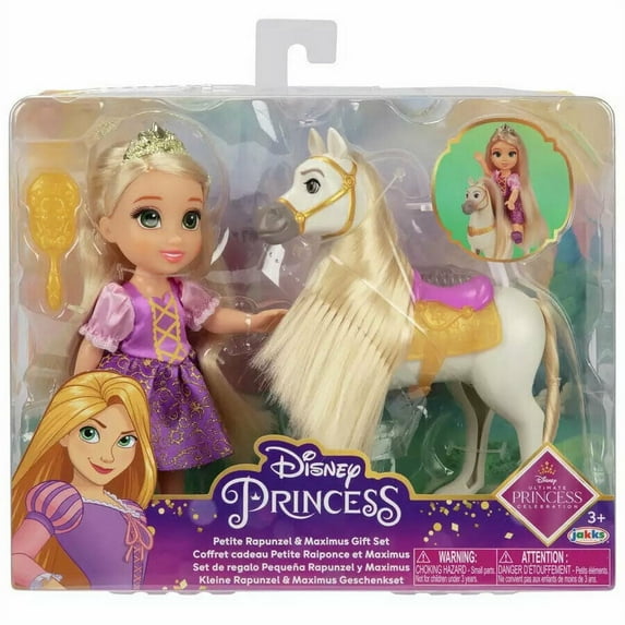 Disney Princess Petite Rapunzel & Maximus Gift Set Toy New with Box