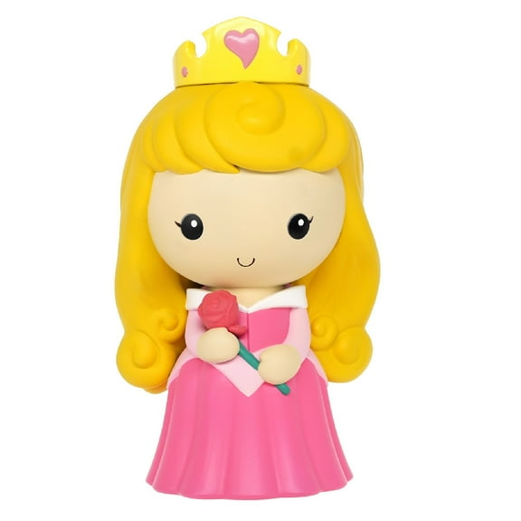 Disney Princess Piggy Bank Cartoon Figure Aurora Plastic Money Jar for Adults/Kids