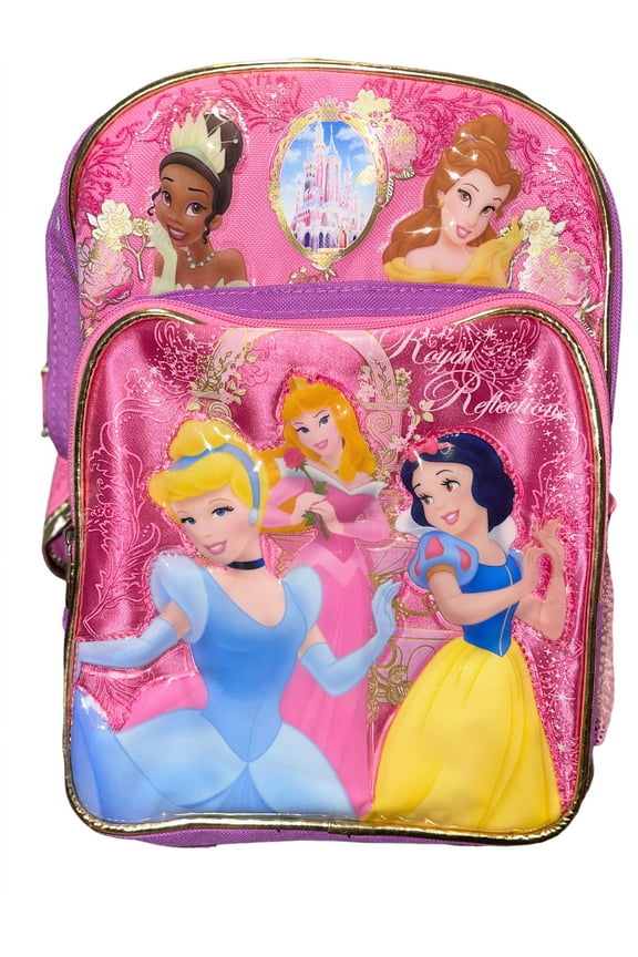 - Pink and Gold - 12" Rolling Backpack