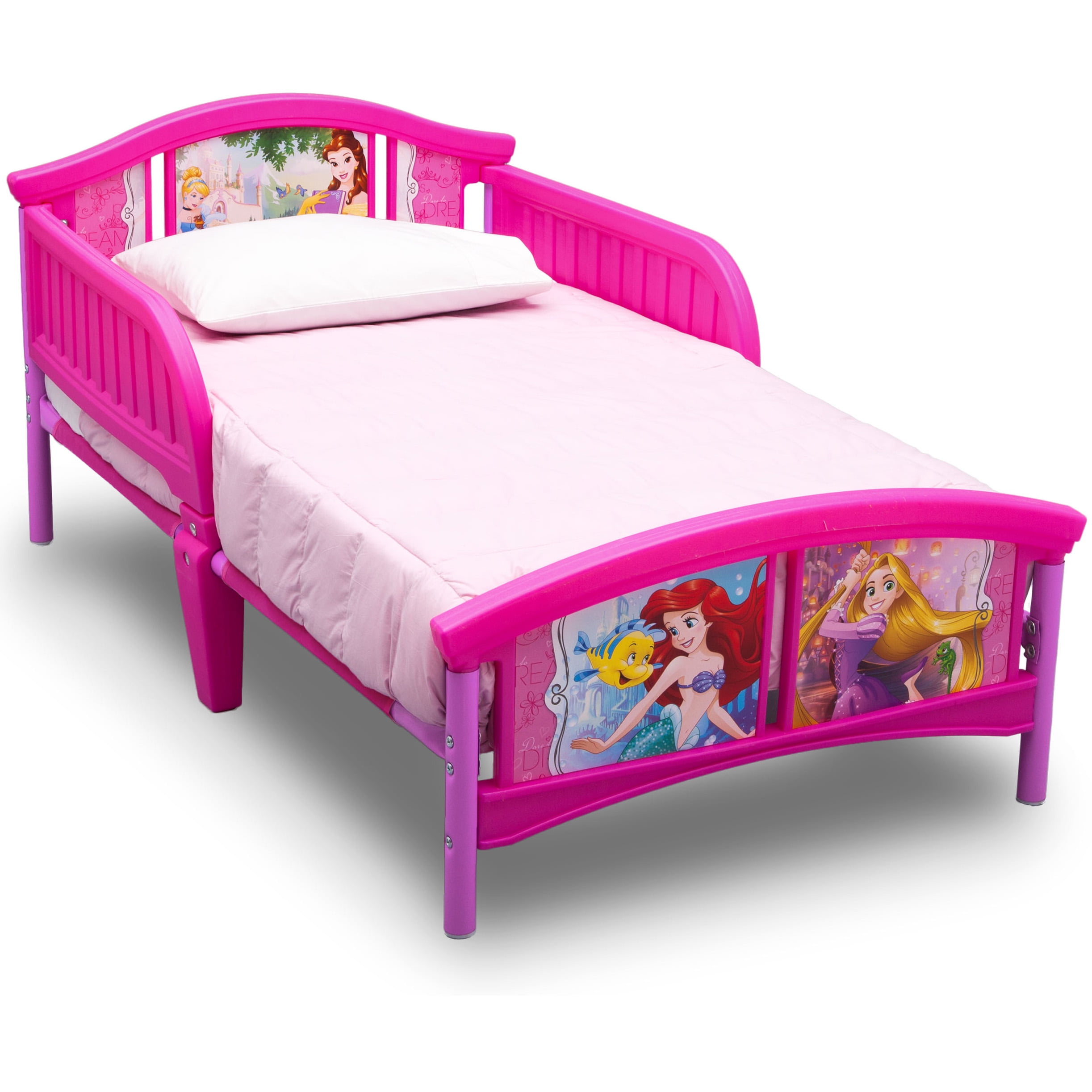 Delta children canopy toddler bed disney princess princess bed