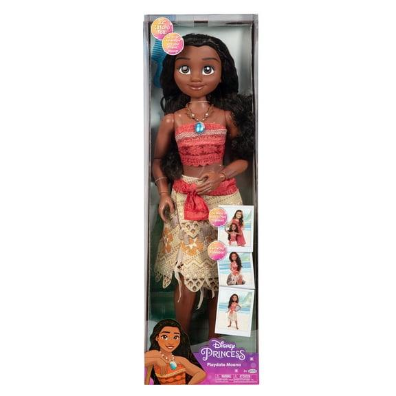 Disney Princess 32 inch Playdate Moana Fashion Doll with Sharable Accessories